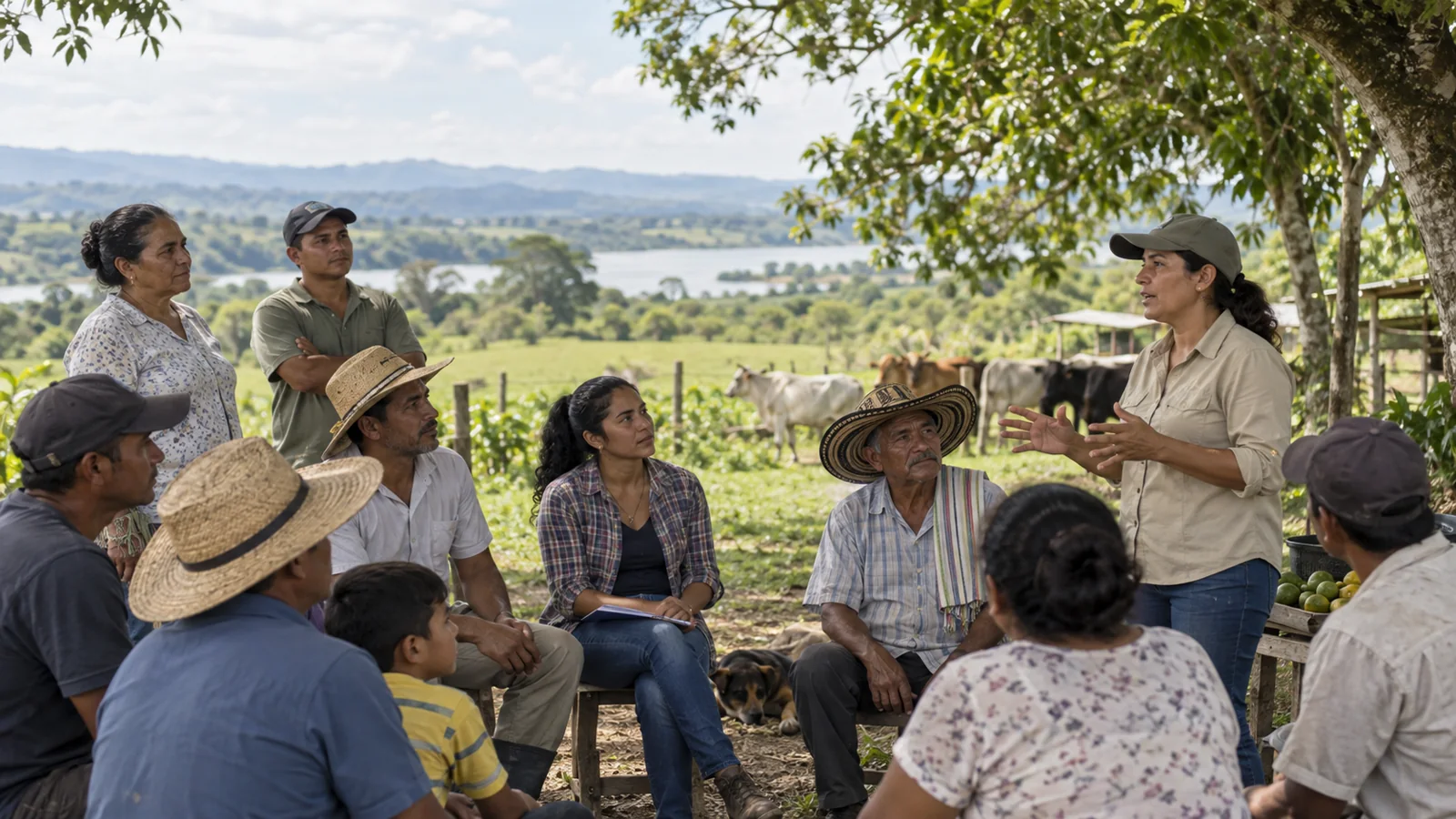 Comunidad rural del Magdalena Medio vinculada a FEDAGRO
